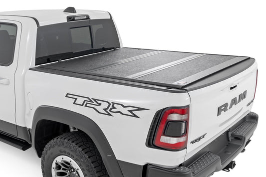 Rough Country Hard Low Profile Bed Cover |6'4" | No Rambox | Ram 1500 (19-26)/1500 TRX (21-24)