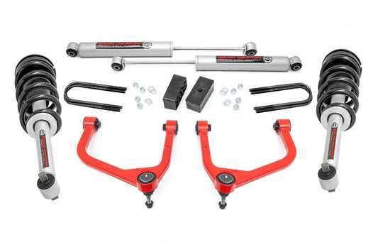 Rough Country 3.5 Inch Lift Kit | Mono Leaf Rear | N3 Struts | GMC Sierra 1500 (25-26)