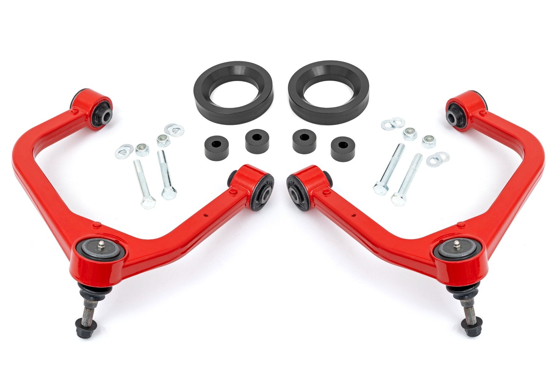 Rough Country 1.75 Inch Leveling Kit | Forged Red UCA | AT4 | GMC Sierra 1500  (2019-2026)