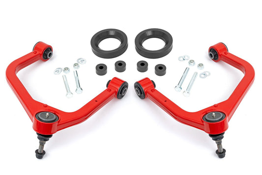 Rough Country 1.75 Inch Leveling Kit | Forged Red UCA | AT4 | GMC Sierra 1500  (2019-2026)