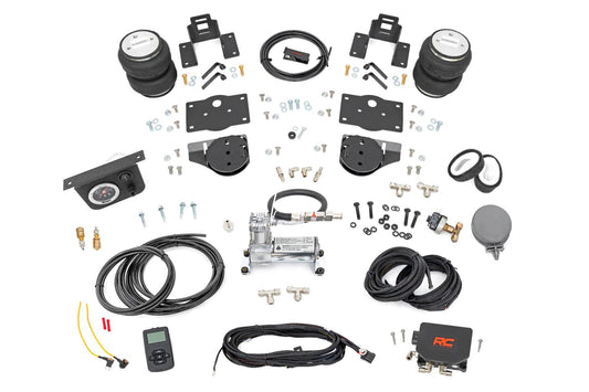 Rough Country Air Spring Kit w/compressor | Wireless Controller | Ram 1500 4WD (2019-2026)