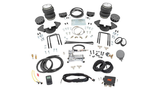 Rough Country Air Spring Kit w/compressor | 4-6 Inch Lift Kit | Wireless Controller | Chevy/GMC 1500