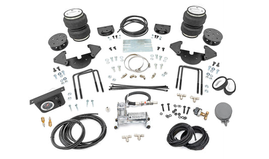 Rough Country Air Spring Kit w/compressor | 2-3.5 Inch Lift Kit | Chevy/GMC Sierra/Silverado 1500 (19-26)