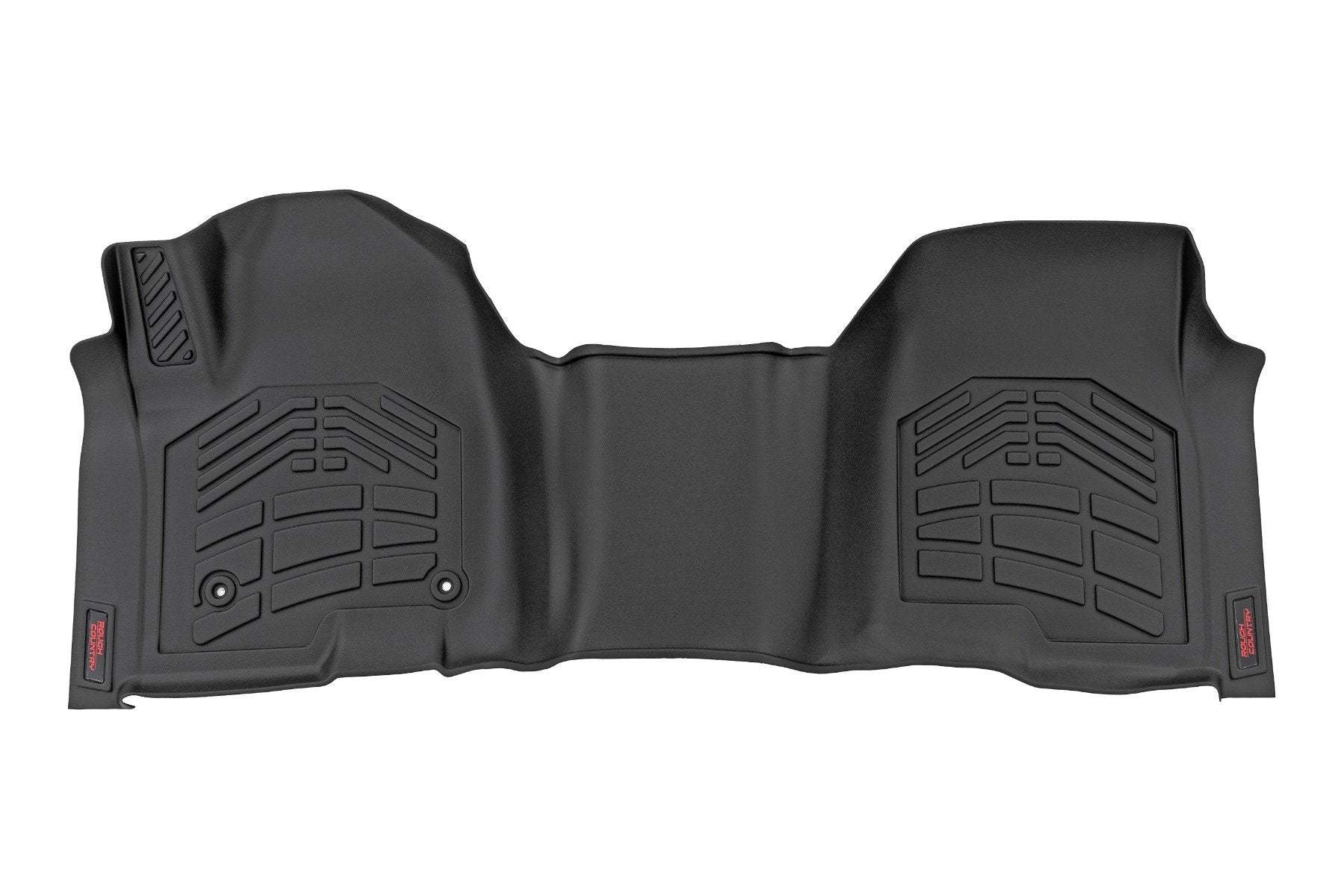 Rough Country Sure-Fit Floor Mats | Front Over Hump | Crew | Chevy/GMC 1500/2500HD/3500HD (19-26)