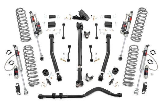 Rough Country 3.5 Inch Lift Kit | Adj LCA | FR D/S | M1R | Jeep Wrangler JL Rubicon (18-23)