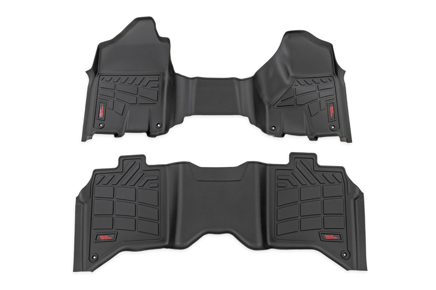 Rough Country Sure-Fit Floor Mats | Front & Rear | Crew | Ram 2500/3500 2WD/4WD (2019-2026)