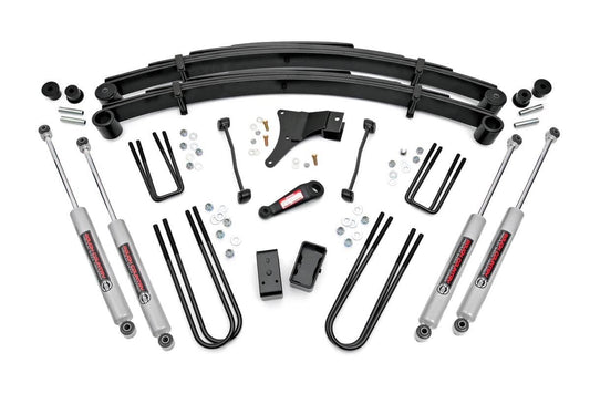 Rough Country 4 Inch Lift Kit | Rear Blocks | Ford F-250/F-350 Super Duty 4WD (1999)