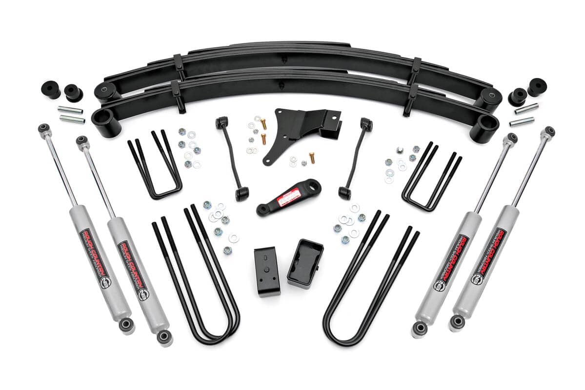 Rough Country 6 Inch Lift Kit | Rear Blocks | Ford F-250/F-350 Super Duty 4WD (1999)