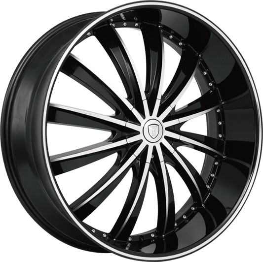 BORGHINI 19 BLACK MACHINED