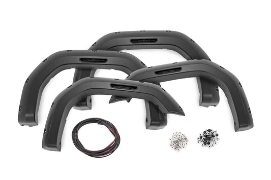 Rough Country Pocket Fender Flares | GB8 Ebony Twilight | GMC Sierra 2500 HD/Sierra 3500 HD (20-26)