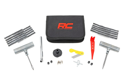 Rough Country Emergency Tire Repair Kit w/Carrying Case | 39pcs