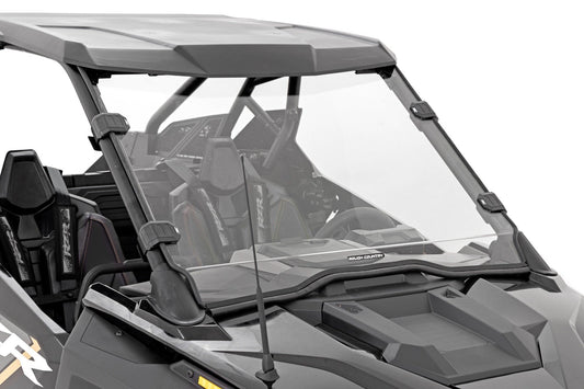Rough Country Full Windshield | Scratch Resistant | Polaris RZR Turbo R