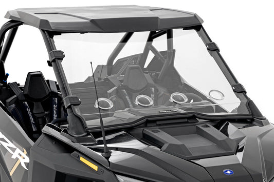 Rough Country Vented Full Windshield | Scratch Resistant | Polaris RZR Turbo R 4