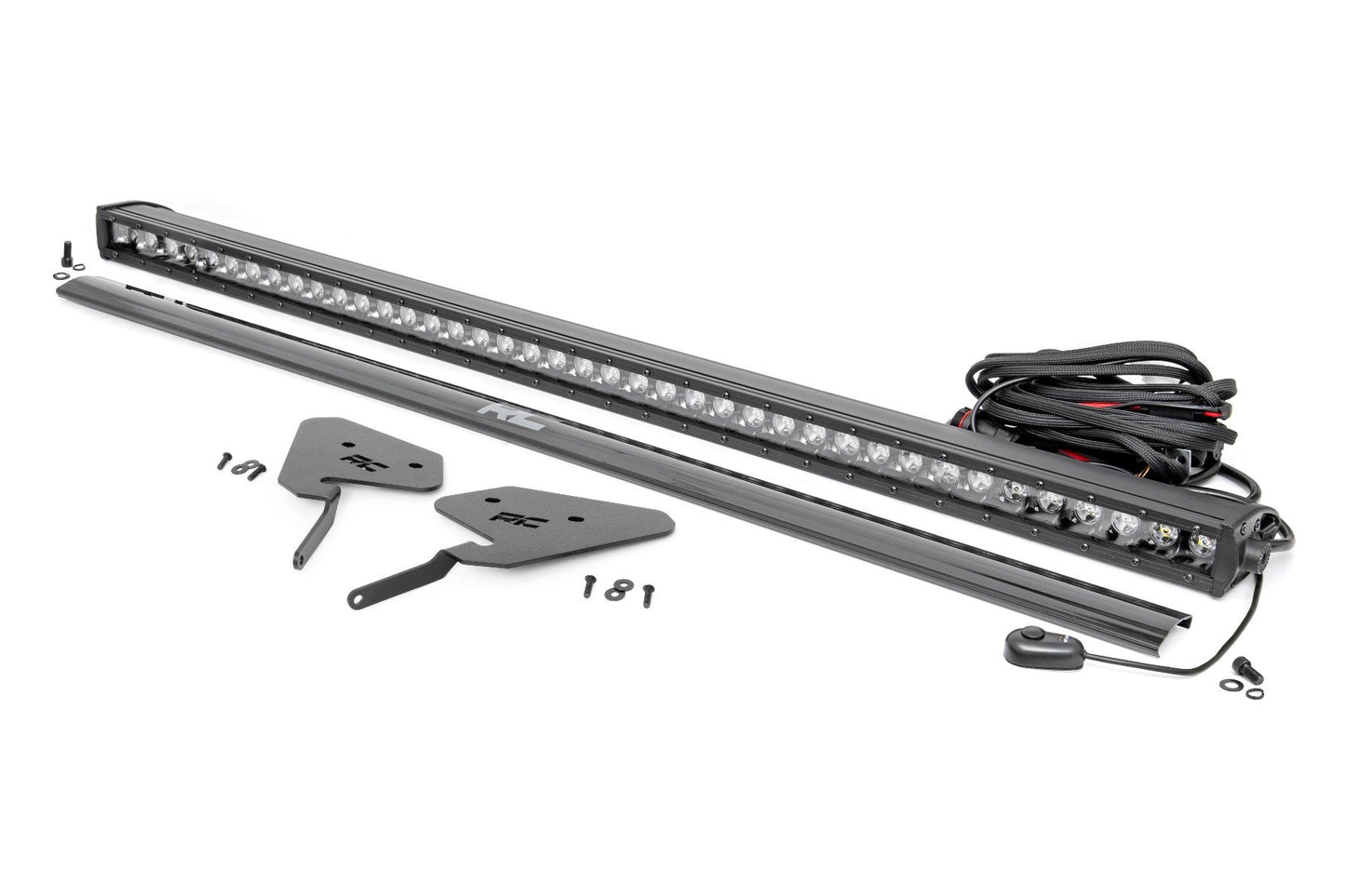 Rough Country LED Light Kit | 30 Inch | Black Series | Front Mount | Polaris RZR Turbo S4
