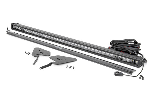 Rough Country LED Light Kit | 30 Inch | Black Series | Front Mount | Polaris RZR Turbo S4