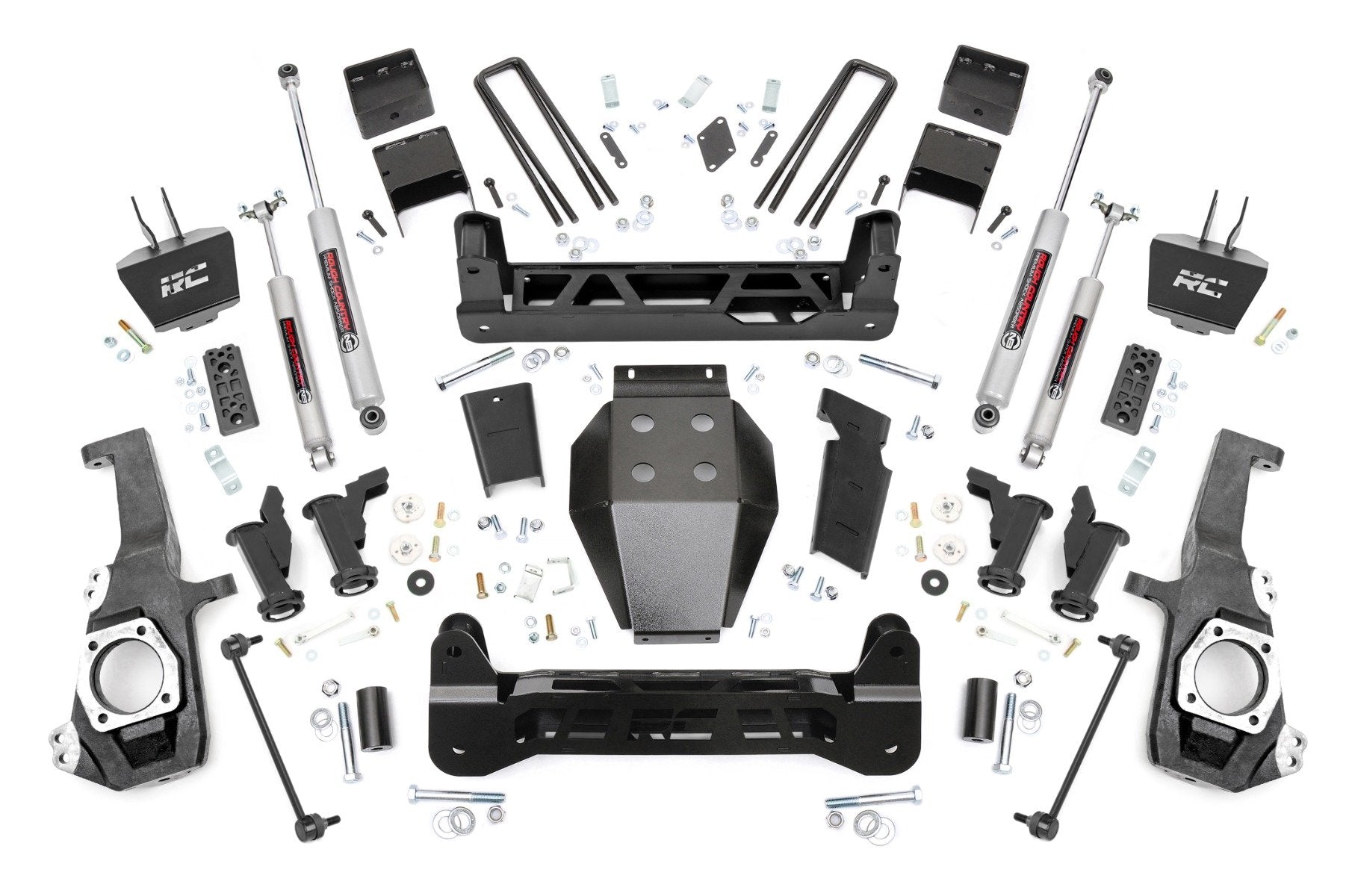 Rough Country 5 Inch Lift Kit | Torsion Drop | Chevy/GMC 2500HD/3500HD (20-26)