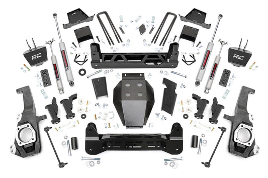 Rough Country 7 Inch Lift Kit | Torsion Drop | Chevy/GMC 2500HD/3500HD (20-26)