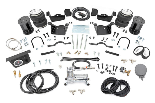 Rough Country Air Spring Kit w/compressor | 7 Inch Lift Kit | Chevy/GMC 2500HD/3500HD (20-26)