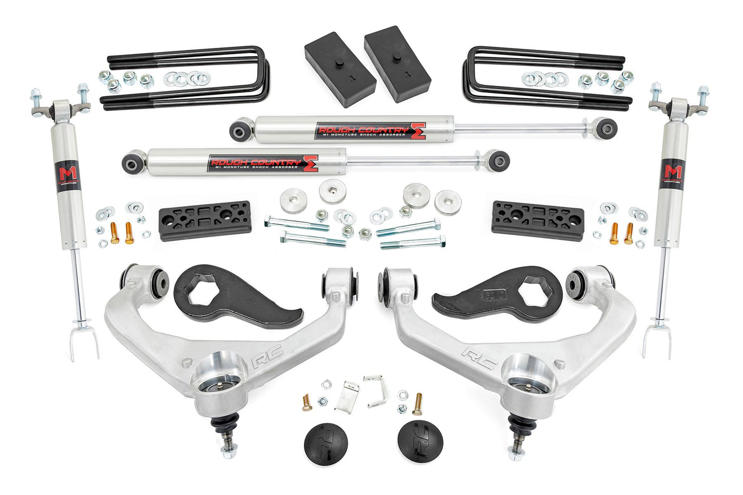 Rough Country 3 Inch Lift Kit | UCAs | M1 | Chevy/GMC 2500HD/3500HD (20-26)