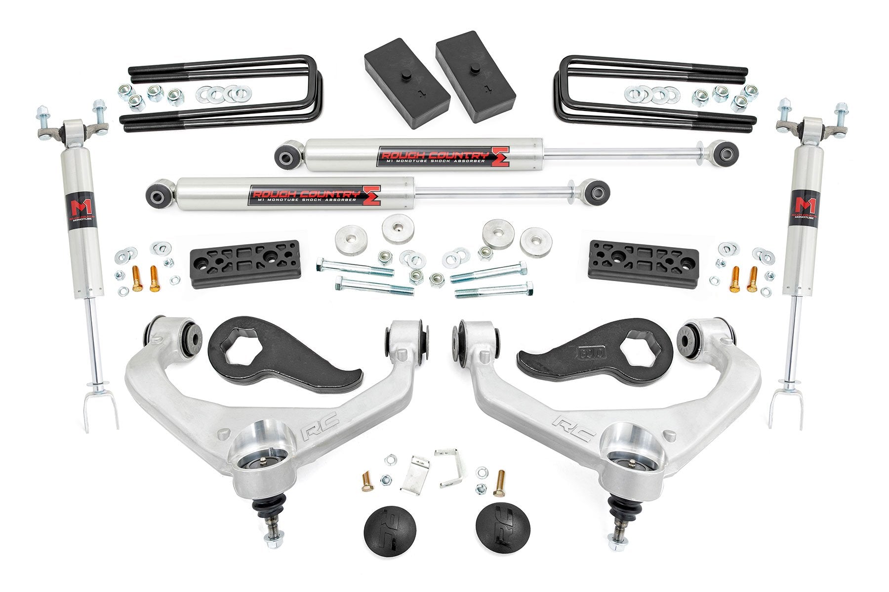 Rough Country 3 Inch Lift Kit | UCAs | M1 | Chevy/GMC 2500HD/3500HD (20-26)