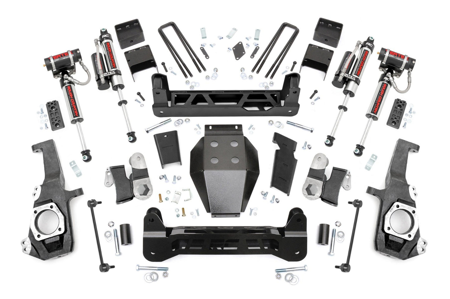Rough Country 5 Inch Lift Kit | NTD | Vertex Shocks | Chevy/GMC 2500HD/3500HD (20-26)