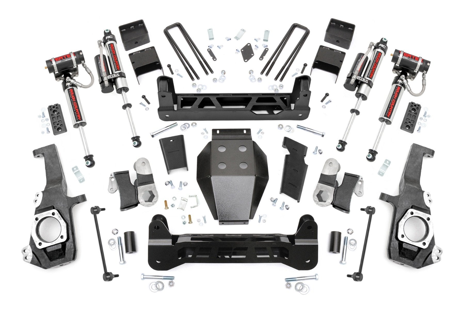 Rough Country 5 Inch Lift Kit | NTD | Vertex Shocks | Chevy/GMC 2500HD/3500HD (20-26)