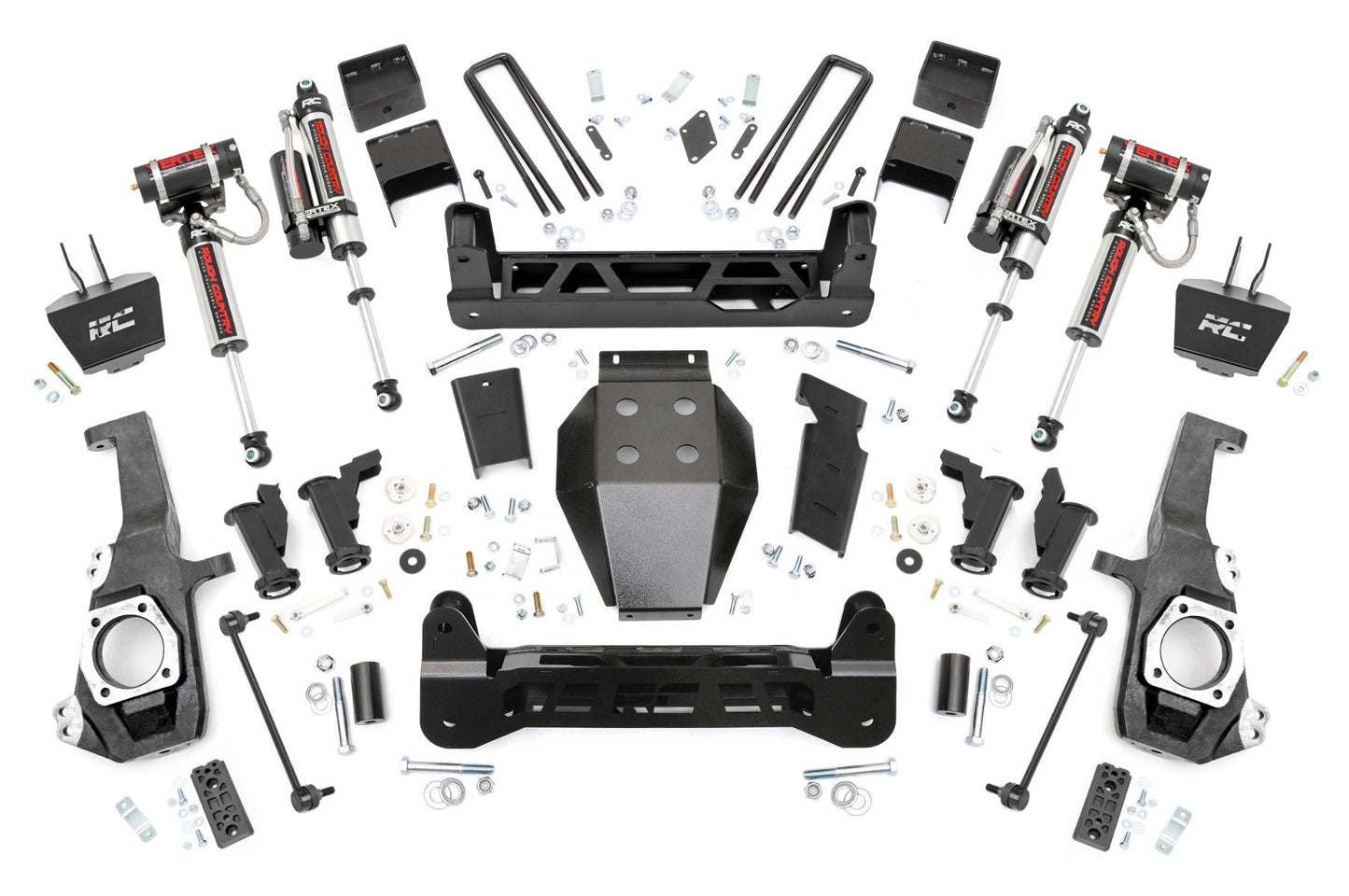 Rough Country 5 Inch Lift Kit | Torsion Drop | Vertex | w/ Overloads | Chevy/GMC 2500HD/3500HD (20-26)