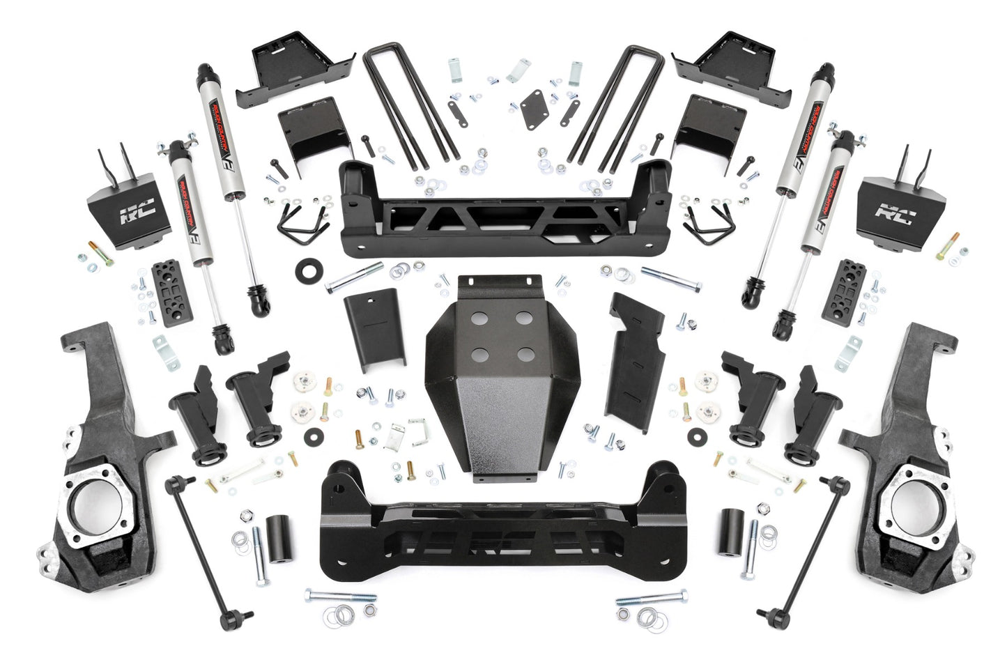 Rough Country 7 Inch Lift Kit | Torsion Drop | V2 | Chevy/GMC 2500HD/3500HD (20-26)