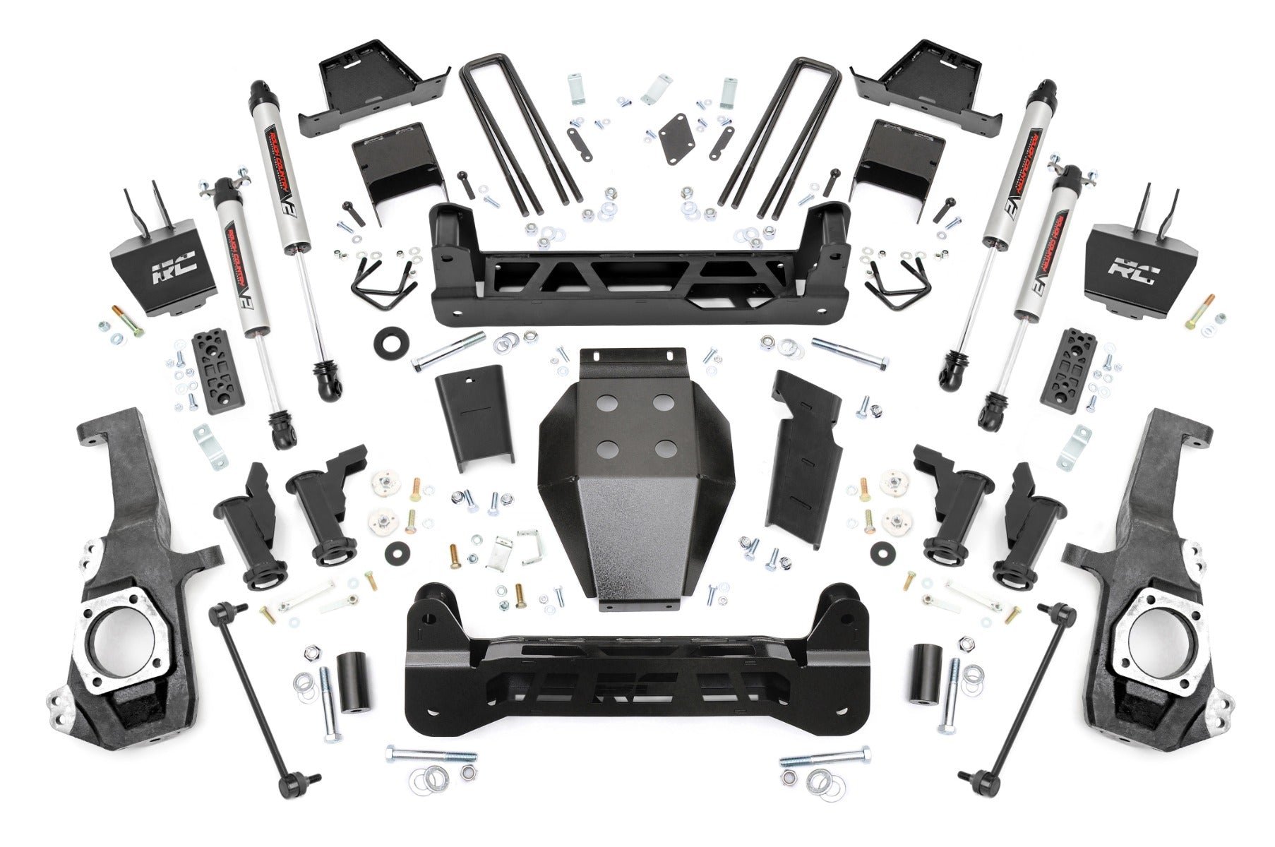 Rough Country 7 Inch Lift Kit | Torsion Drop | V2 | Chevy/GMC 2500HD/3500HD (20-26)