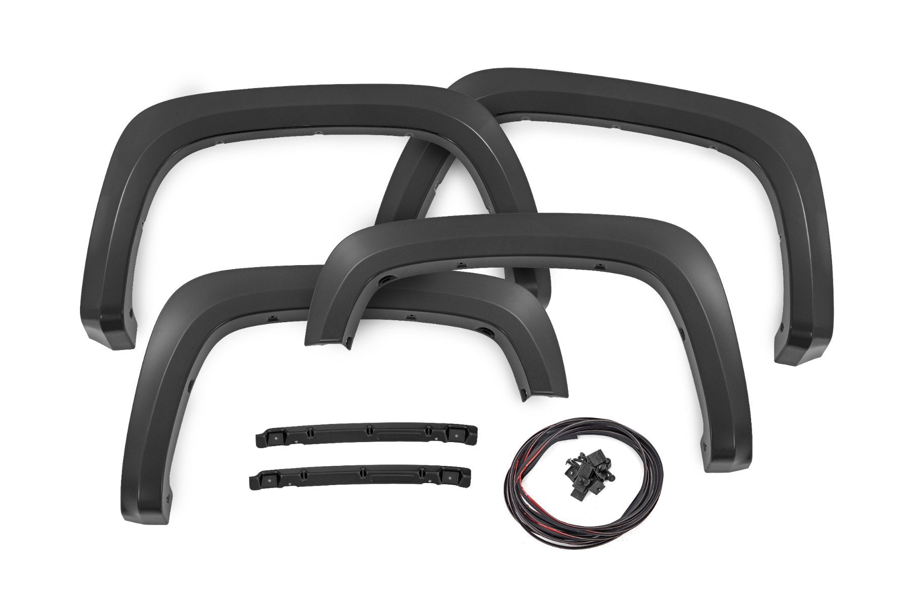 Rough Country Fender Flares | Sport | G6M Dark Ash | Chevy Silverado 2500 HD/3500 HD (20-26)