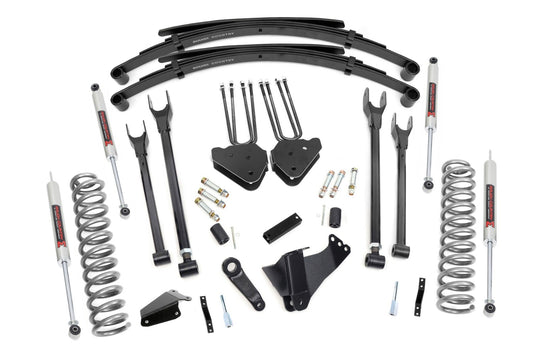 Rough Country 6 Inch Lift Kit | Gas | 4 Link | M1 | Leaf Springs | Ford F-250/F-350 Super Duty (05-07)