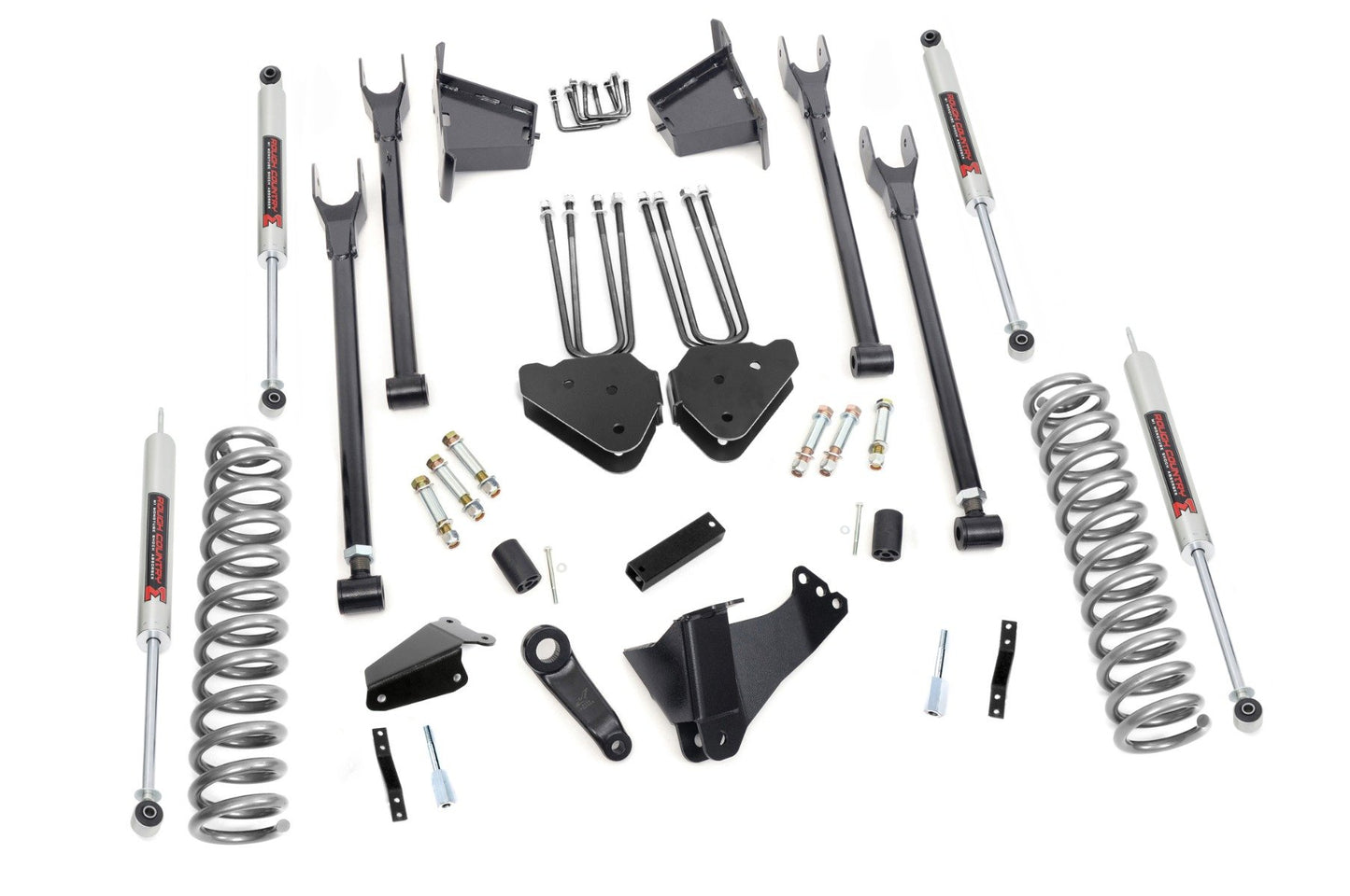Rough Country 8 Inch Lift Kit | 4 Link | RR Blocks | M1 | Ford F-250/F-350 Super Duty (05-07)