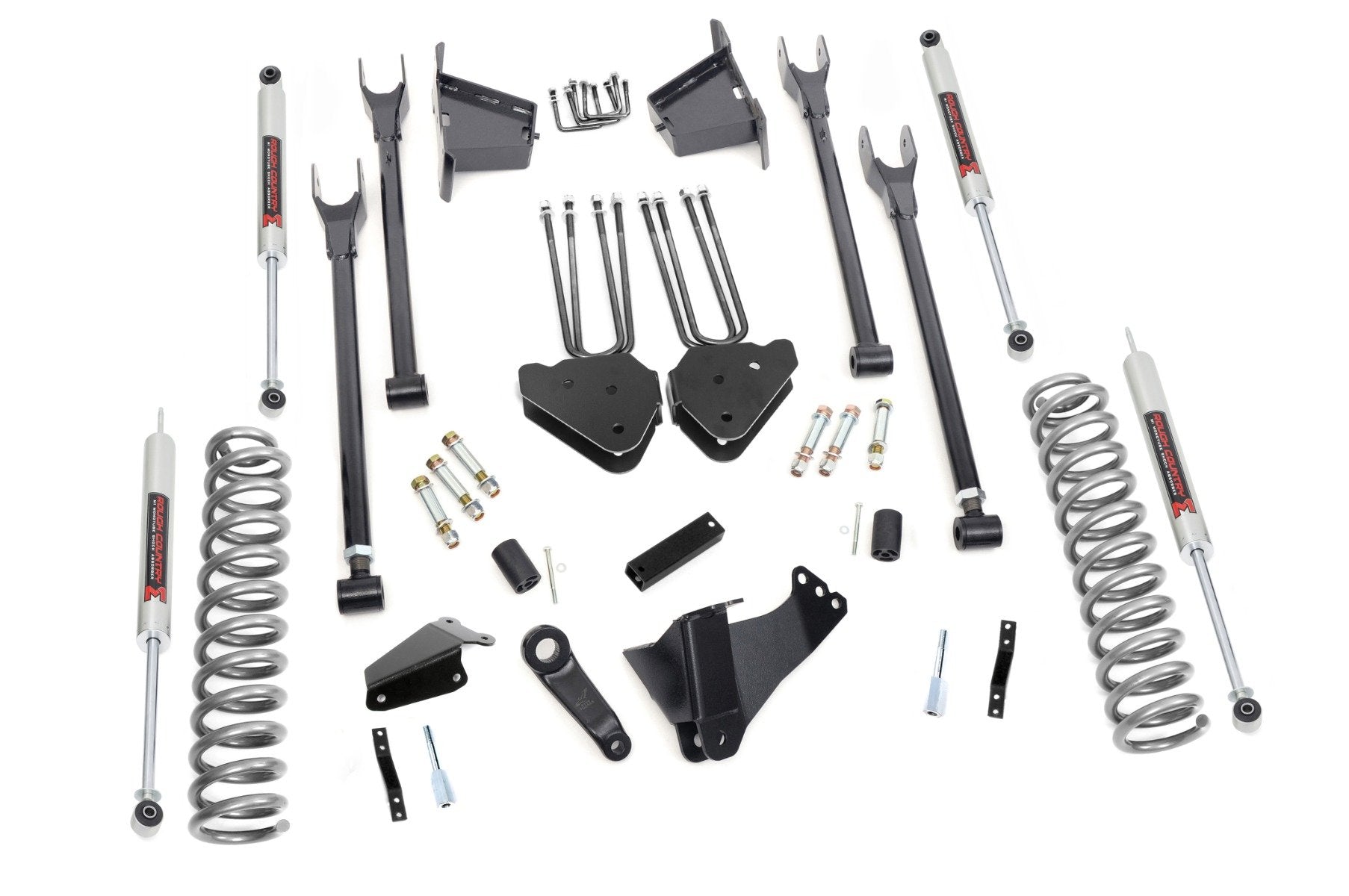 Rough Country 8 Inch Lift Kit | 4 Link | RR Blocks | M1 | Ford F-250/F-350 Super Duty (05-07)