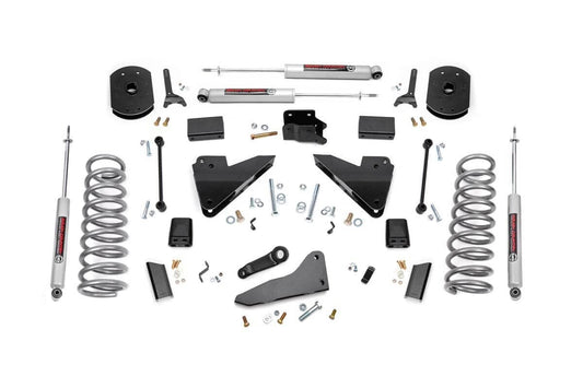 Rough Country 5 Inch Lift Kit | FR Gas Coil | Radius Arm Drop | Ram 2500 4WD (2014-2018)