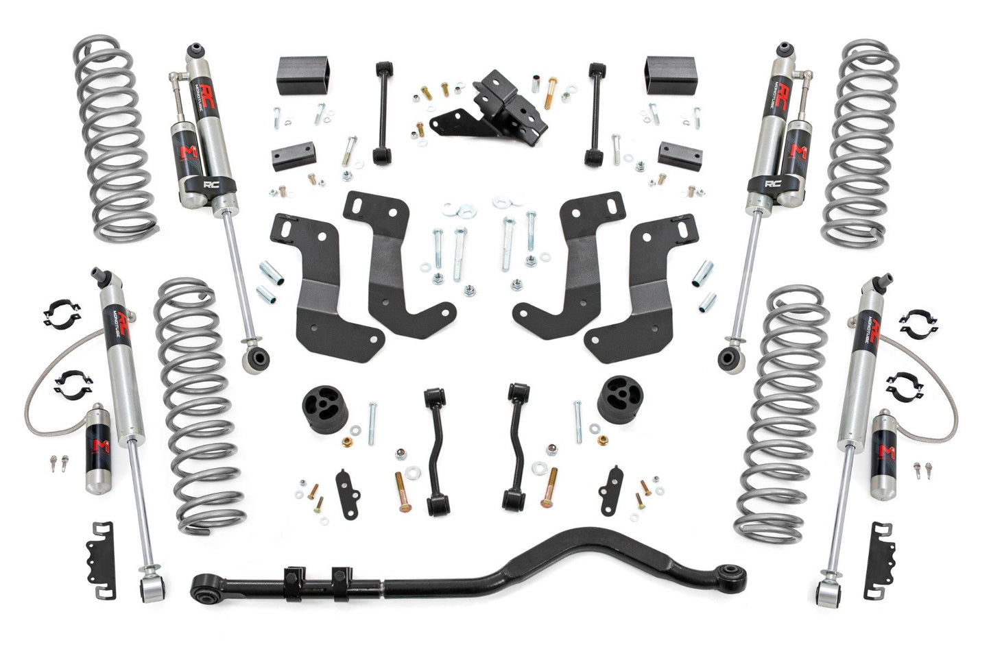 Rough Country 3.5 Inch Lift Kit | C/A Drop | Stage 1 | M1R | Jeep Wrangler Unlimited (18-23)