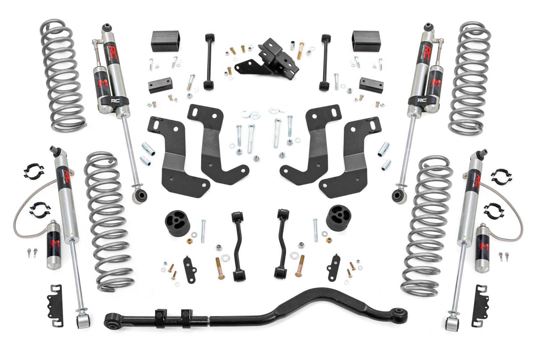 Rough Country 3.5 Inch Lift Kit | C/A Drop | Stage 1 | M1R | Jeep Wrangler JL 4WD (21-23)
