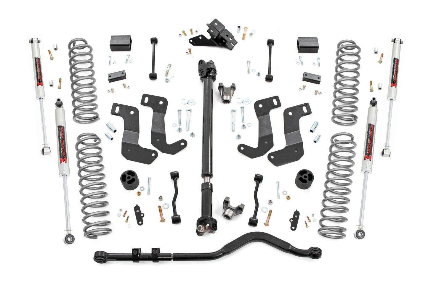 Rough Country 3.5 Inch Lift Kit | C/A Drop | Front D/S | M1 | Jeep Wrangler JL Rubicon (18-23)