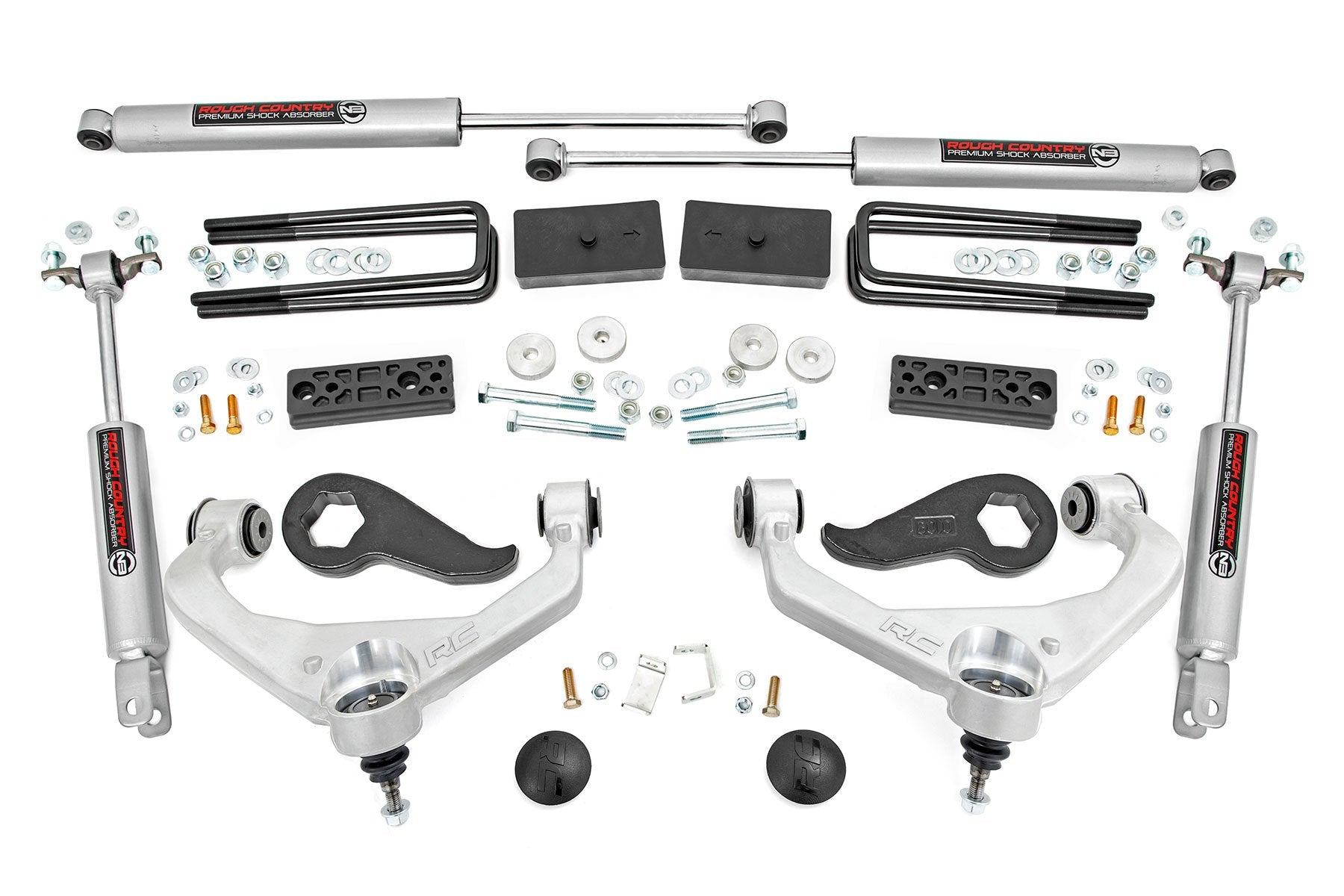Rough Country 3 Inch Lift Kit | Chevy/GMC 2500HD/3500HD 2WD/4WD (20-26)