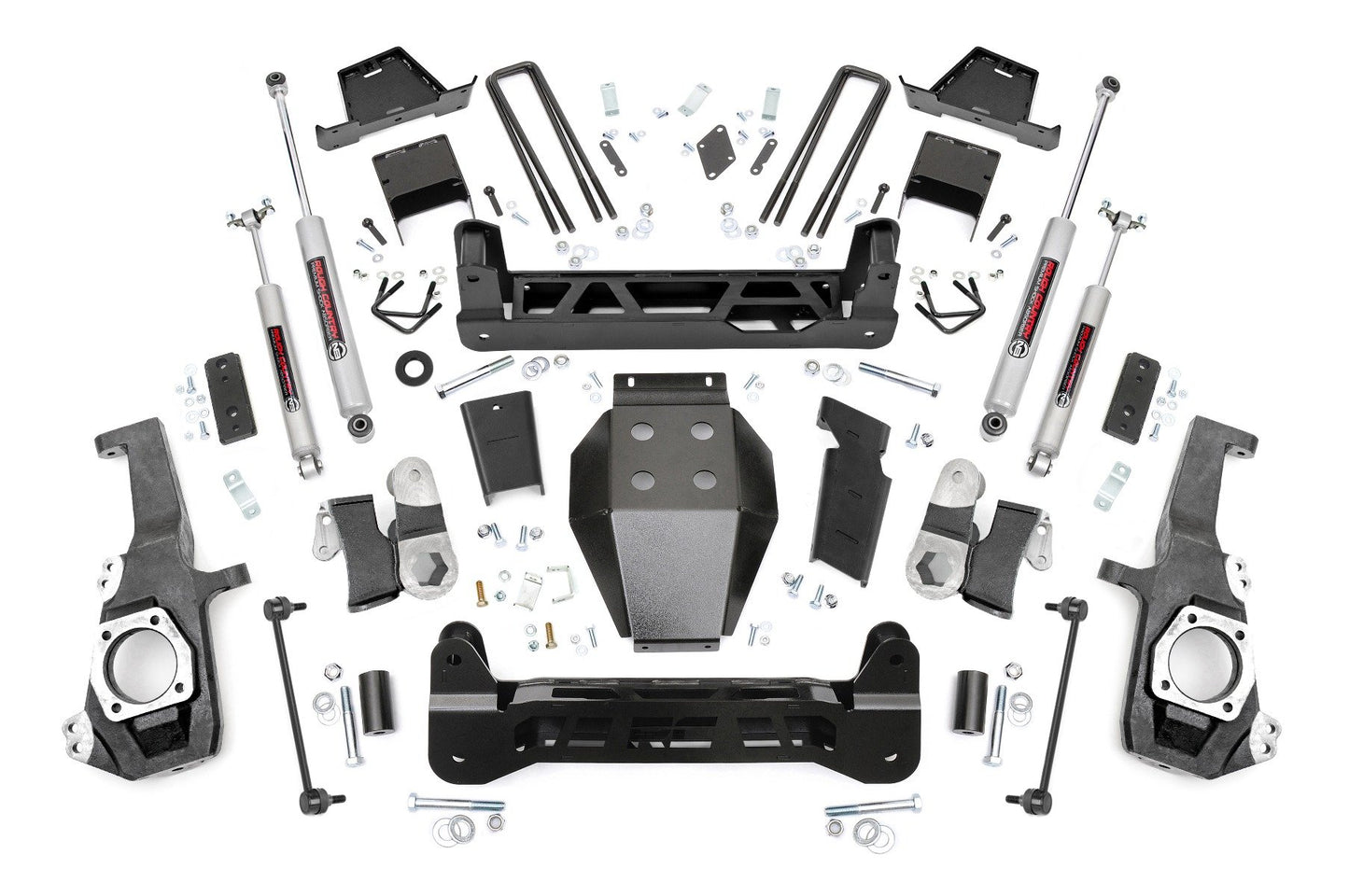 Rough Country 7 Inch Lift Kit | NTD | w/ Overloads | Chevy/GMC 2500HD/3500HD (20-26)