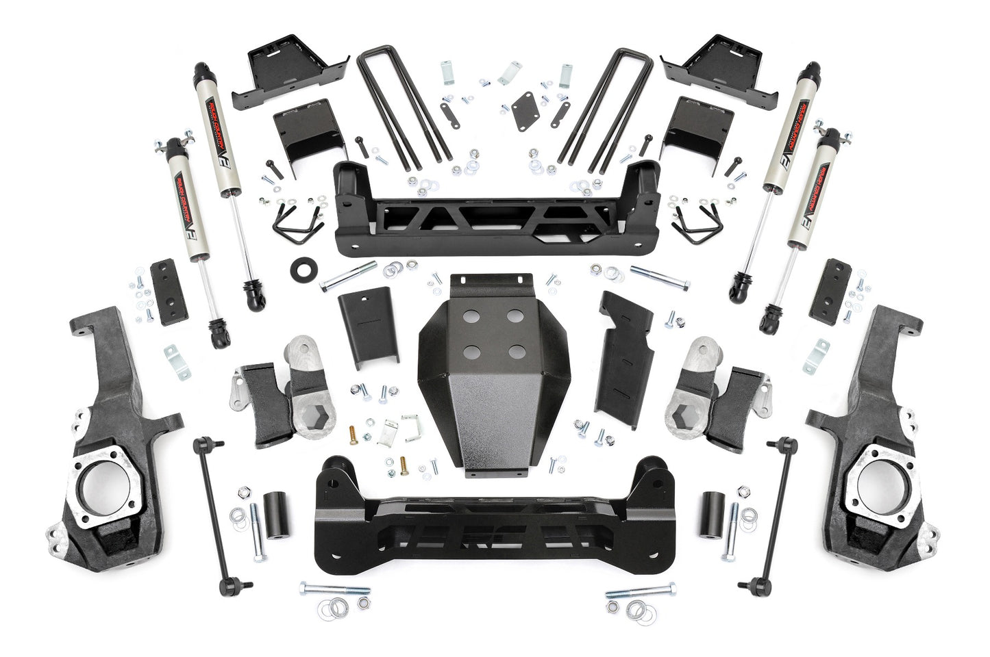 Rough Country 7 Inch Lift Kit | NTD | V2 | Chevy/GMC 2500HD/3500HD (20-26)