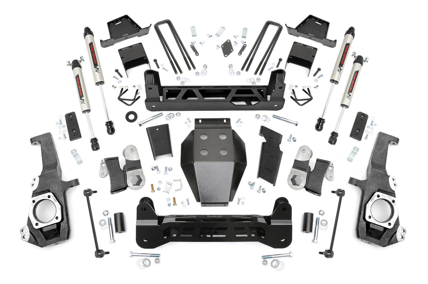 Rough Country 7 Inch Lift Kit | NTD | V2 | w/ Overloads | Chevy/GMC 2500HD/3500HD (20-26)