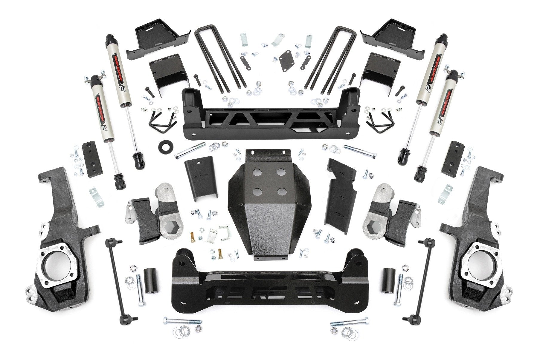 Rough Country 7 Inch Lift Kit | NTD | V2 | w/ Overloads | Chevy/GMC 2500HD/3500HD (20-26)