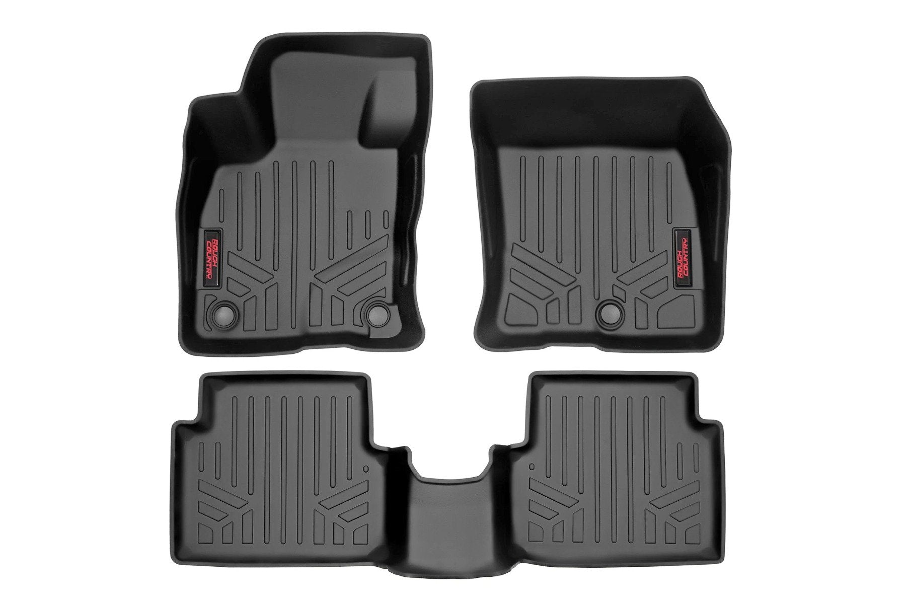 Rough Country Floor Mats | Front and Rear | Ford Maverick 2WD/4WD (2022-2026)