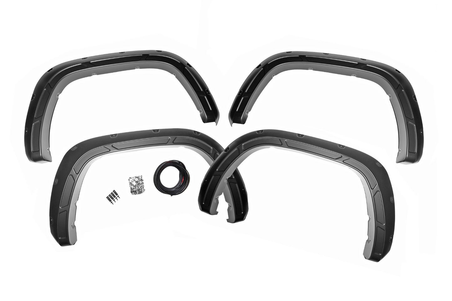 Rough Country Fender Flares | Defender | Gloss Black | Toyota Tundra 2WD/4WD (2022-2026)