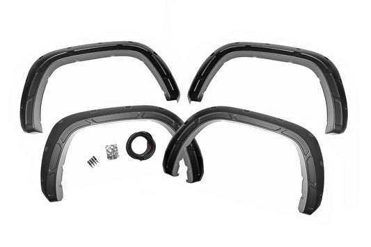 Rough Country Fender Flares | Defender | Gloss Black | Toyota Tundra 2WD/4WD (2022-2026)