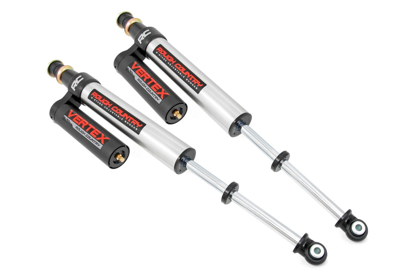 Rough Country Vertex 2.5 Reservoir Rear Shocks | 4-7" | Toyota Tundra 2WD/4WD (2022-2026)