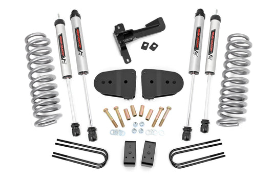 Rough Country 3 Inch Lift Kit | V2 | Front Diesel Coils | Ford F-250 Super Duty 4WD (23-24)