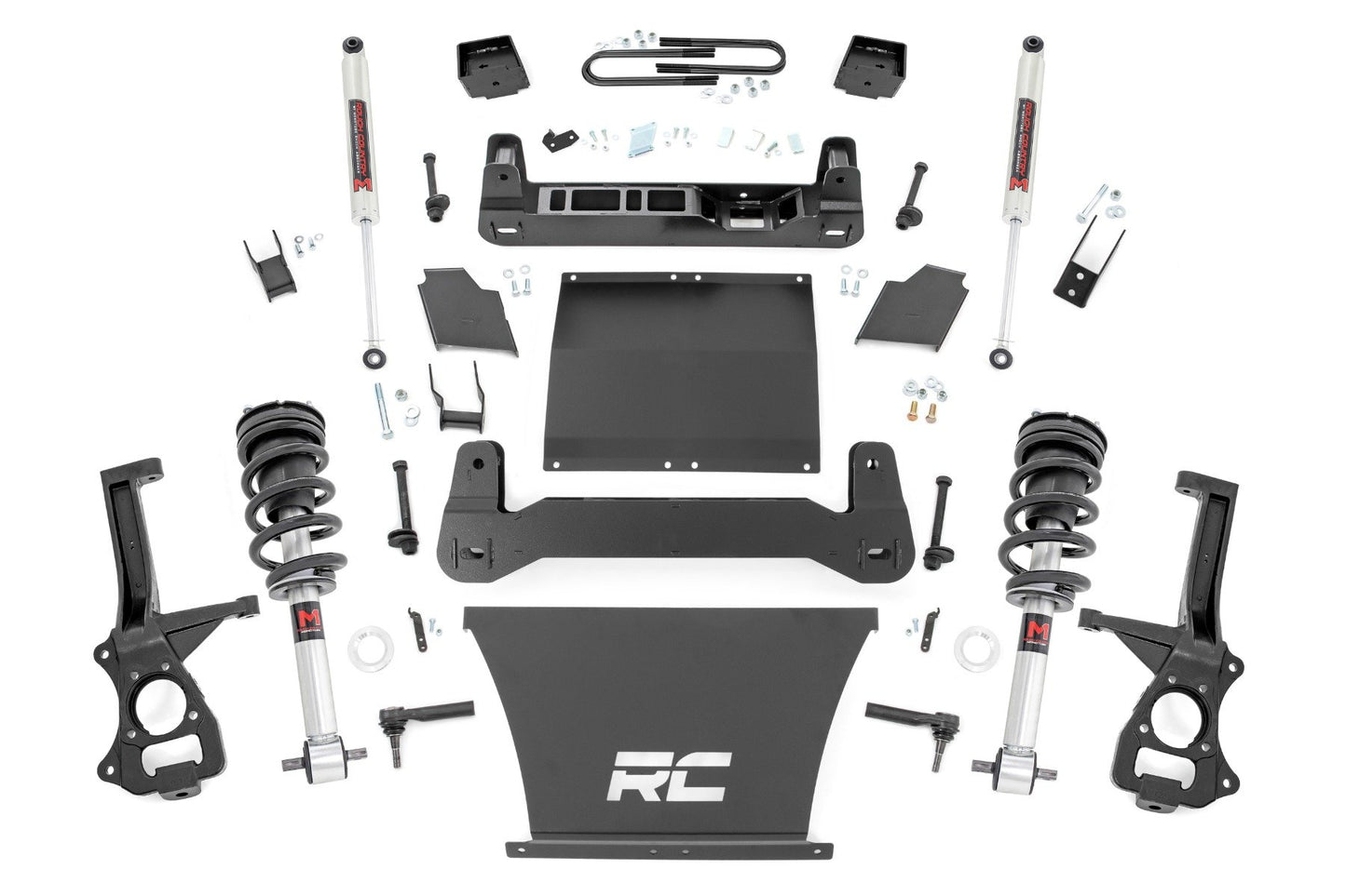 Rough Country 6 Inch Lift Kit | Mono Leaf Rear | M1 Struts/M1 | Chevy Silverado 1500 (25-26)