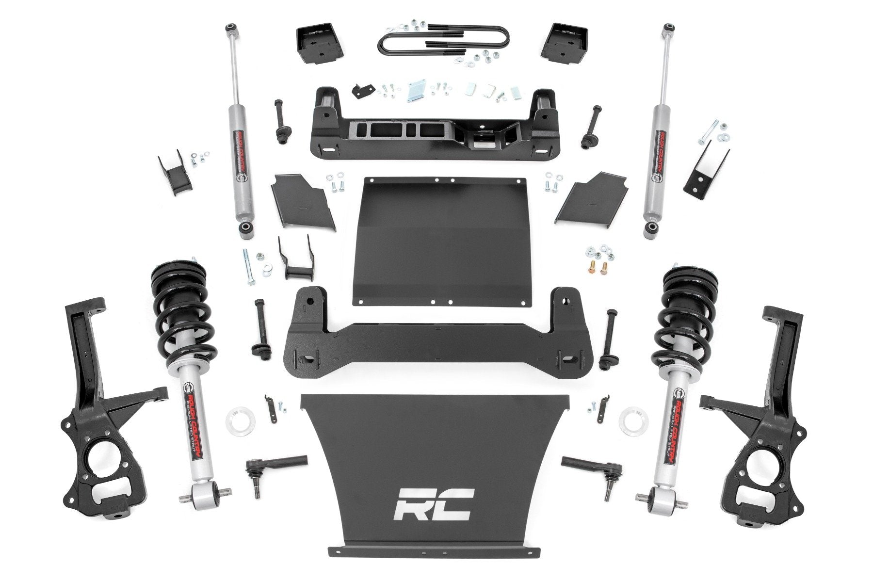 Rough Country 6 Inch Lift Kit | Mono Leaf Rear | N3 Struts | Chevy Silverado 1500 (22-24)