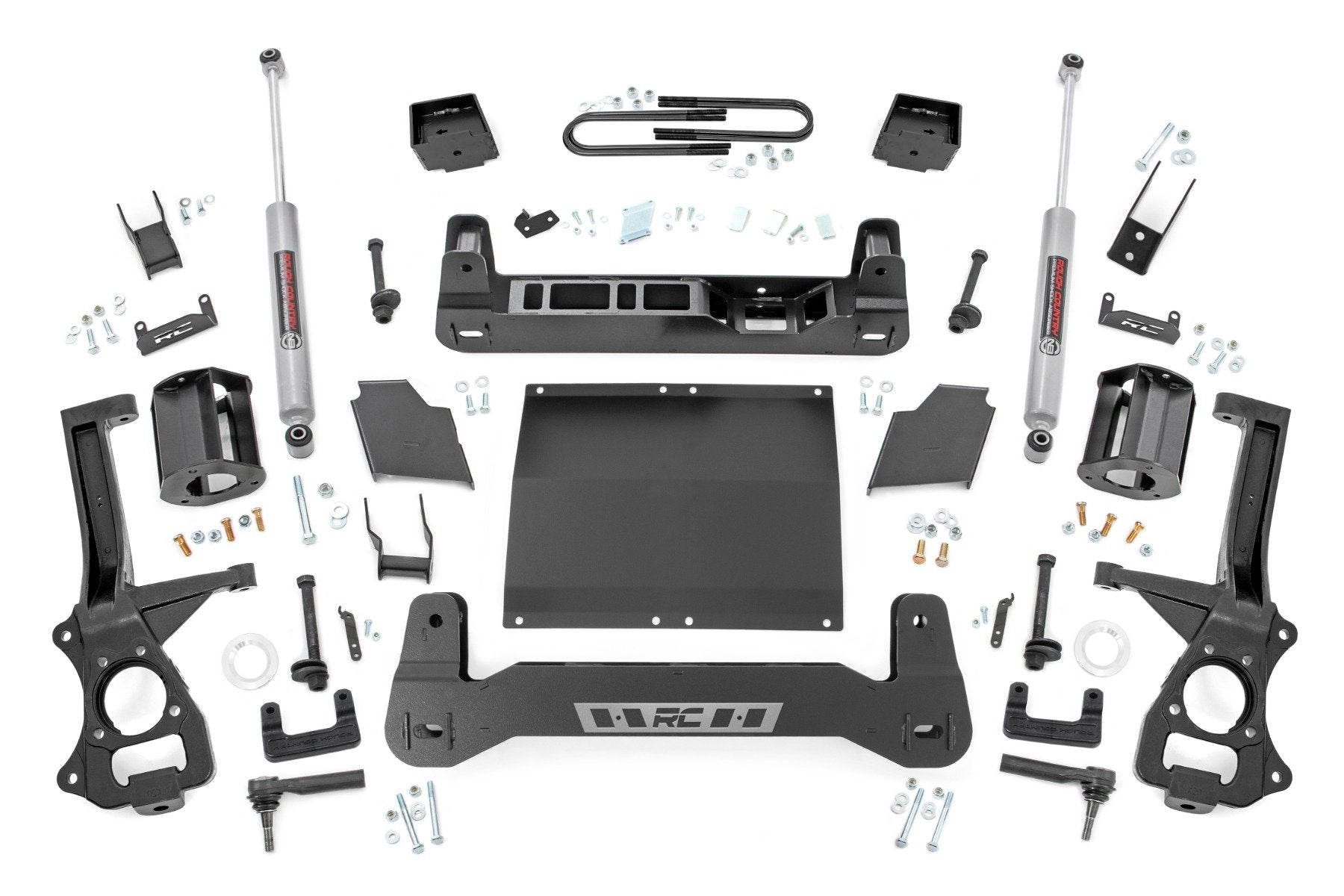 Rough Country 6 Inch Lift Kit | Mono Leaf Rear | Diesel | Chevy Silverado 1500 4WD (22-24)